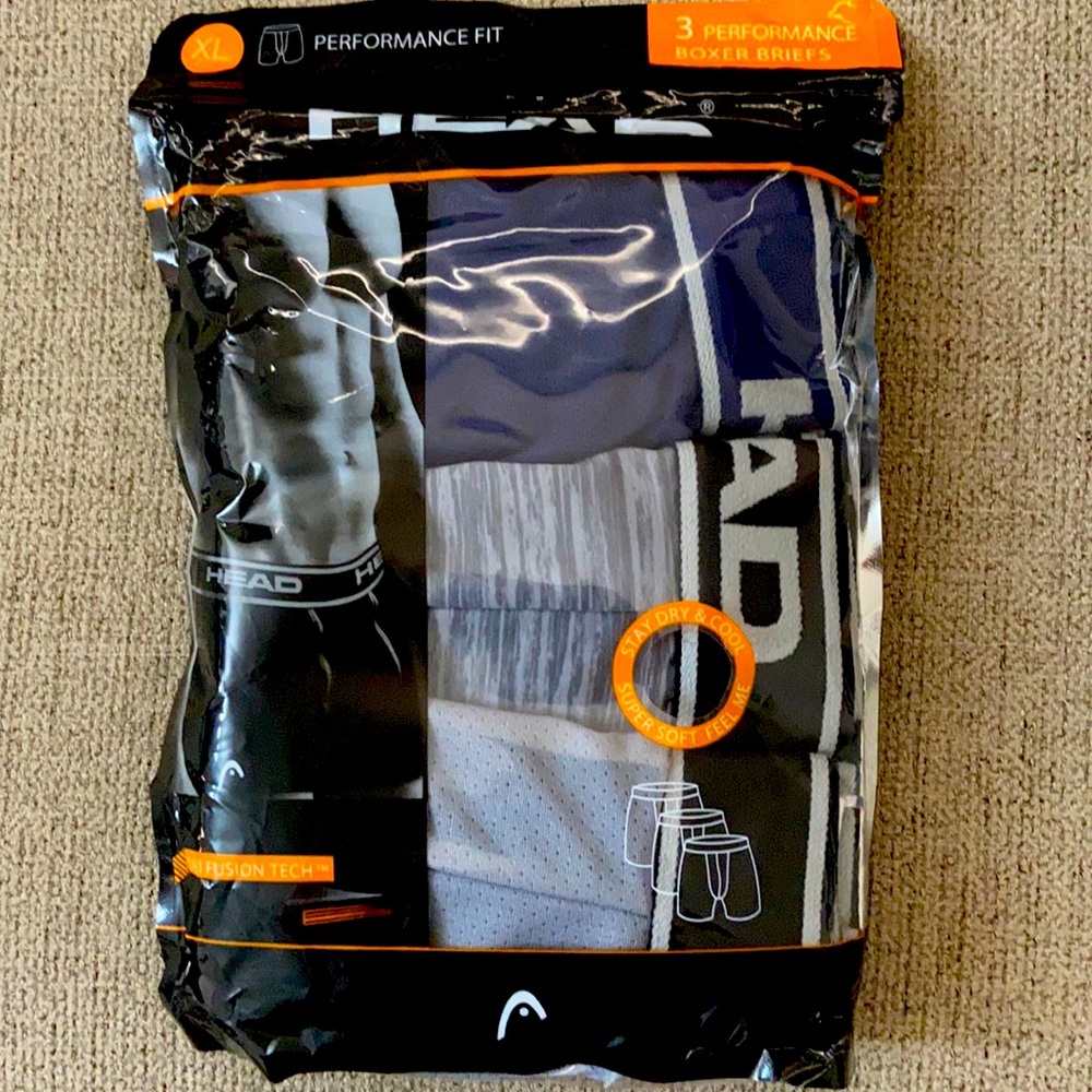 Head 3 pack boxer briefs